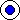 Cercle bleu avec point bleu au centre