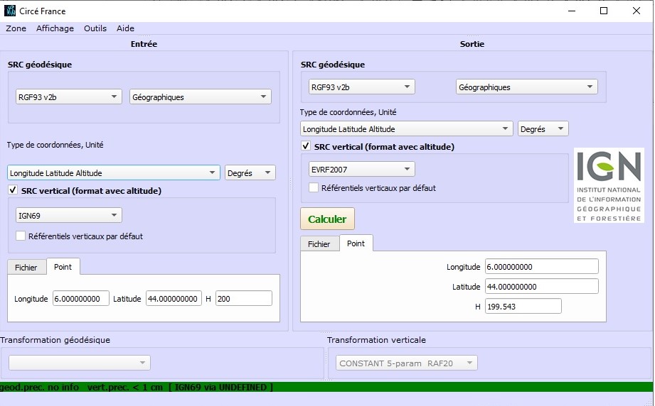 capture d'écran de la nouvelle veersion de Circé