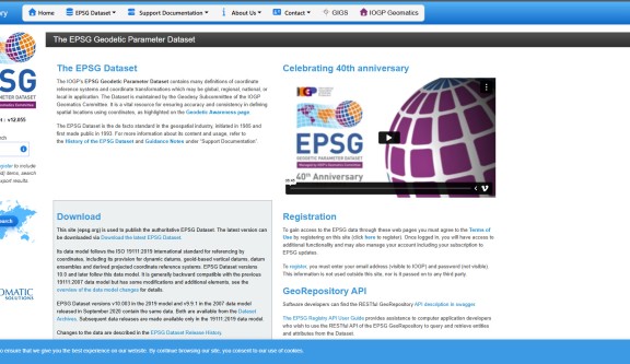 site de l’EPSG